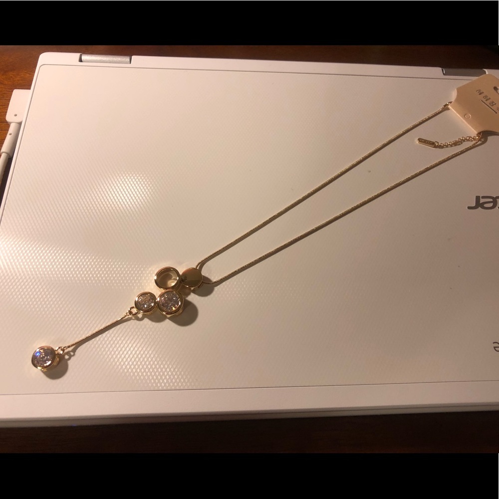 Gold tone adjustable Necklace